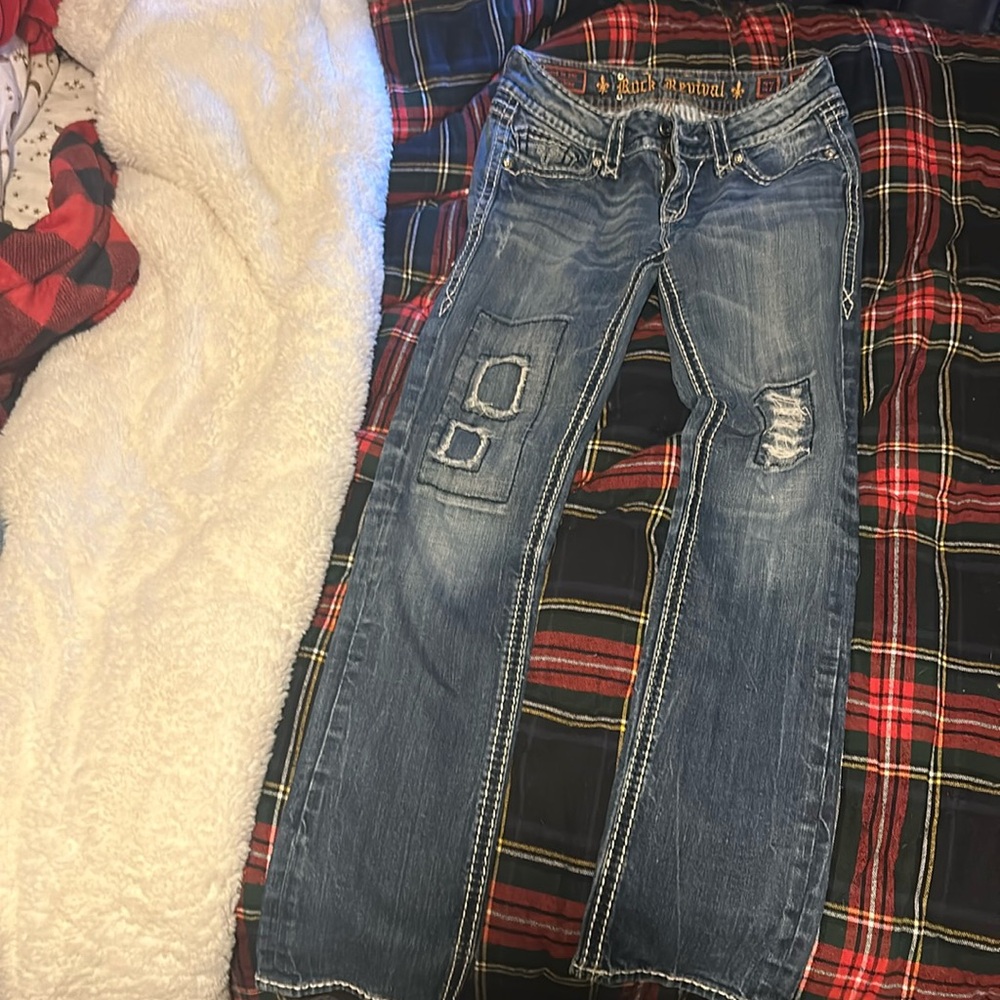 Rock revival straight leg Blake jeans